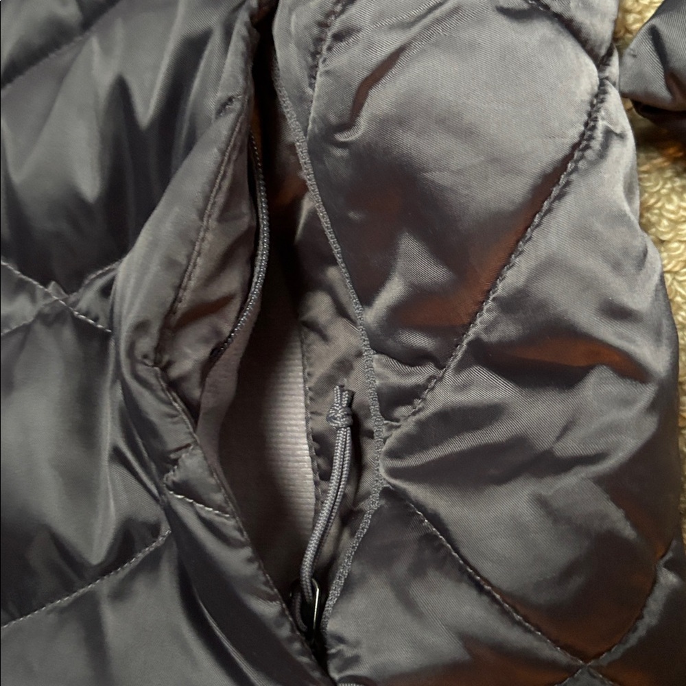 The North Face Charcoal Puffer Jacket View 5